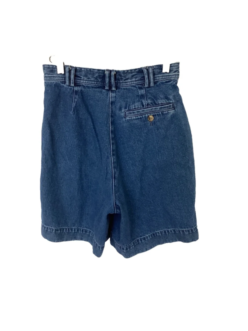 Charter Club Vintage Denim Shorts High Waisted Pleated Size 6